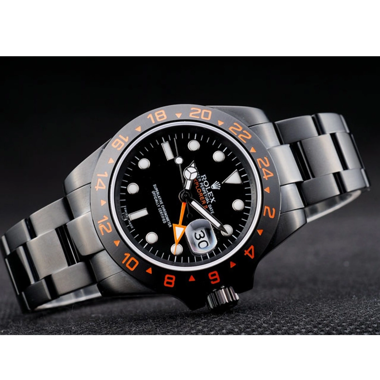Good Copy Rolex Watches Ceramic Black Bezel Explorer Black Watch Rolex Dial 0618